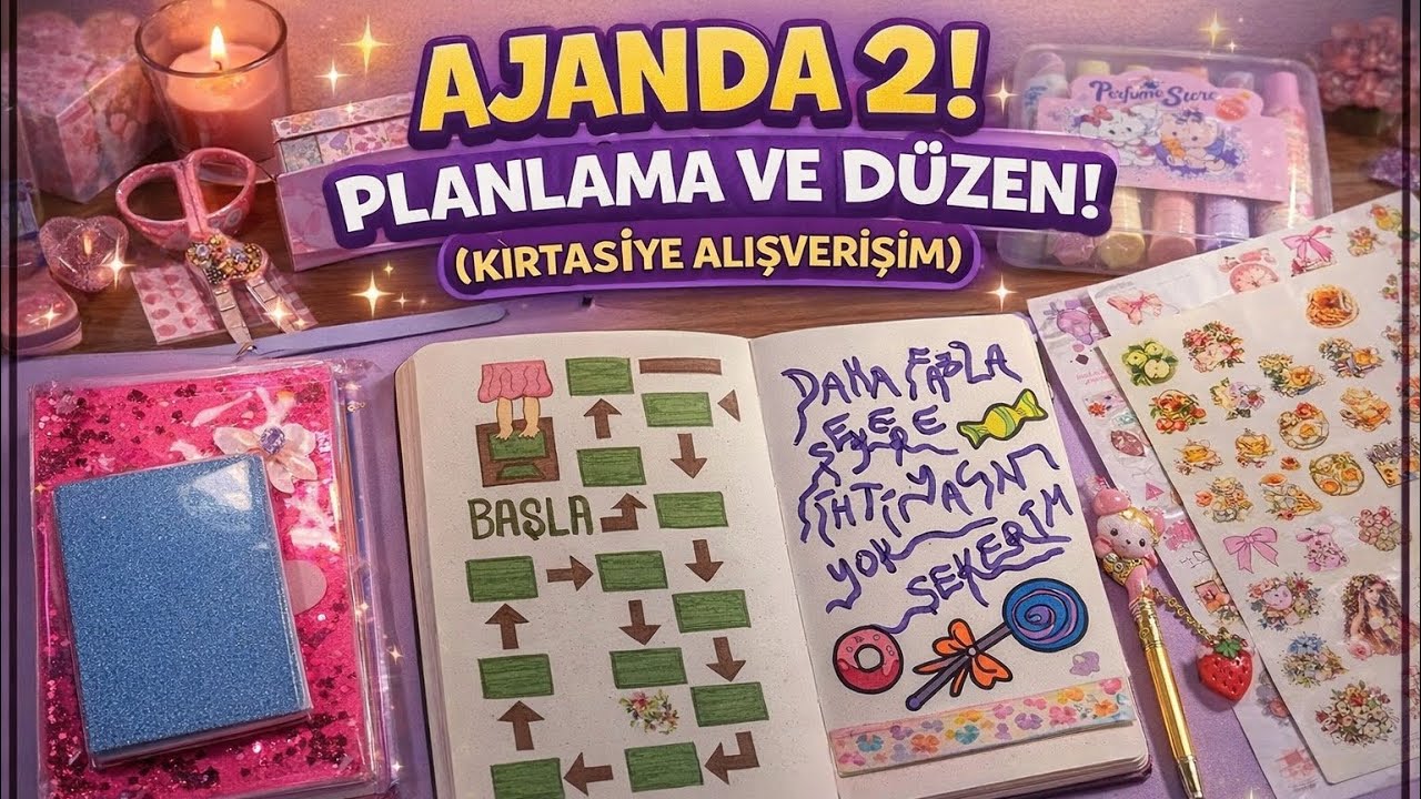 Ajanda 2 | Planlama & Düzen | Kırtasiye Alışverişim 👀