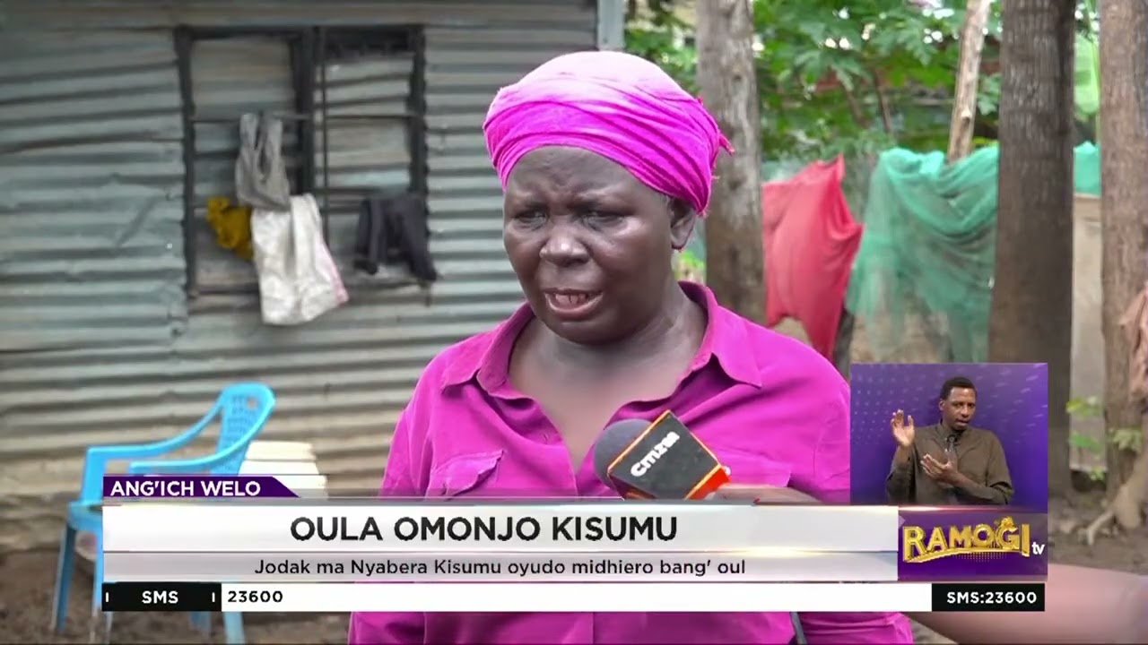 Pong' mar aora Nyamasaria kod Kibos okelo midhiero mar oula na jodak ma Nyabera, Kisumu
