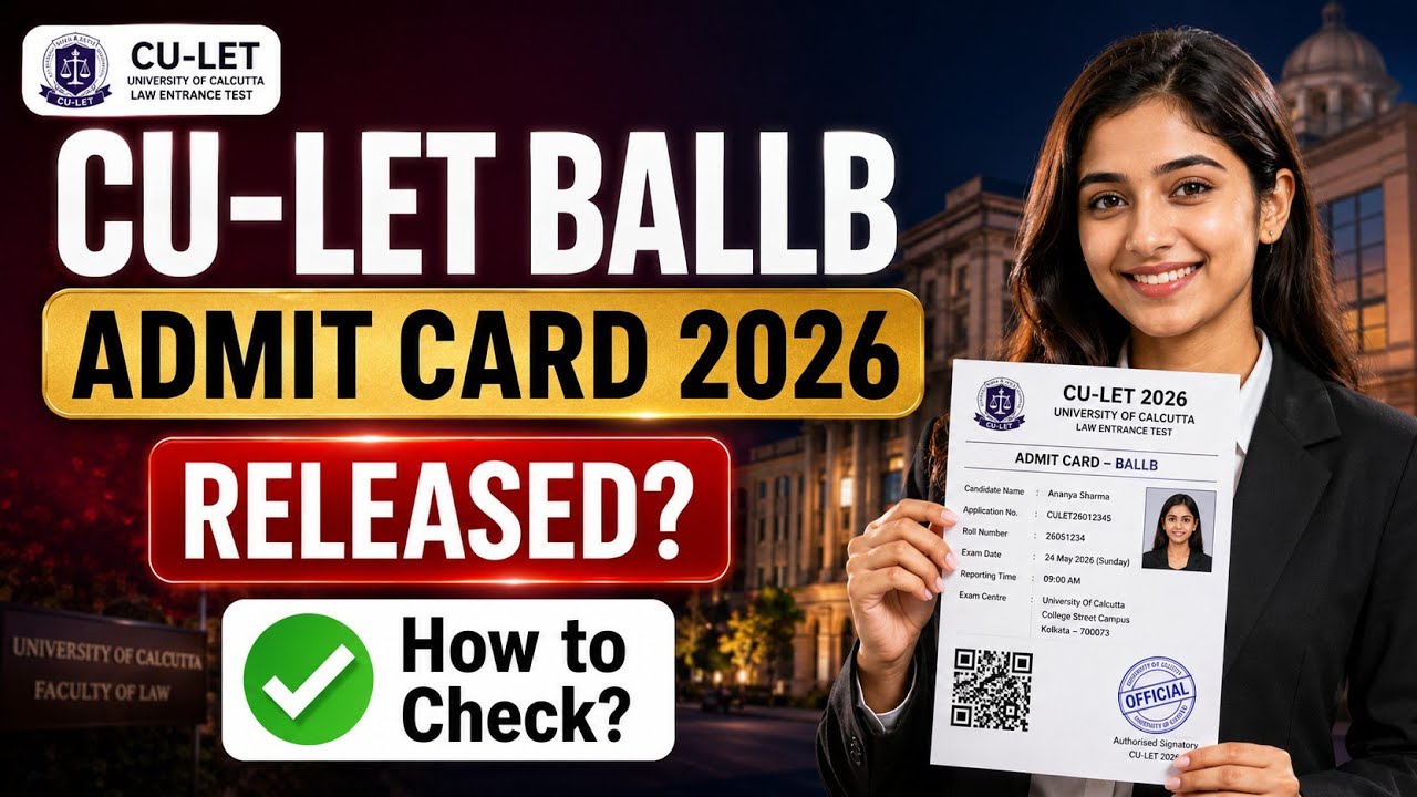 culet ba llb admit card 2026 | cu ba llb hall ticket 2026