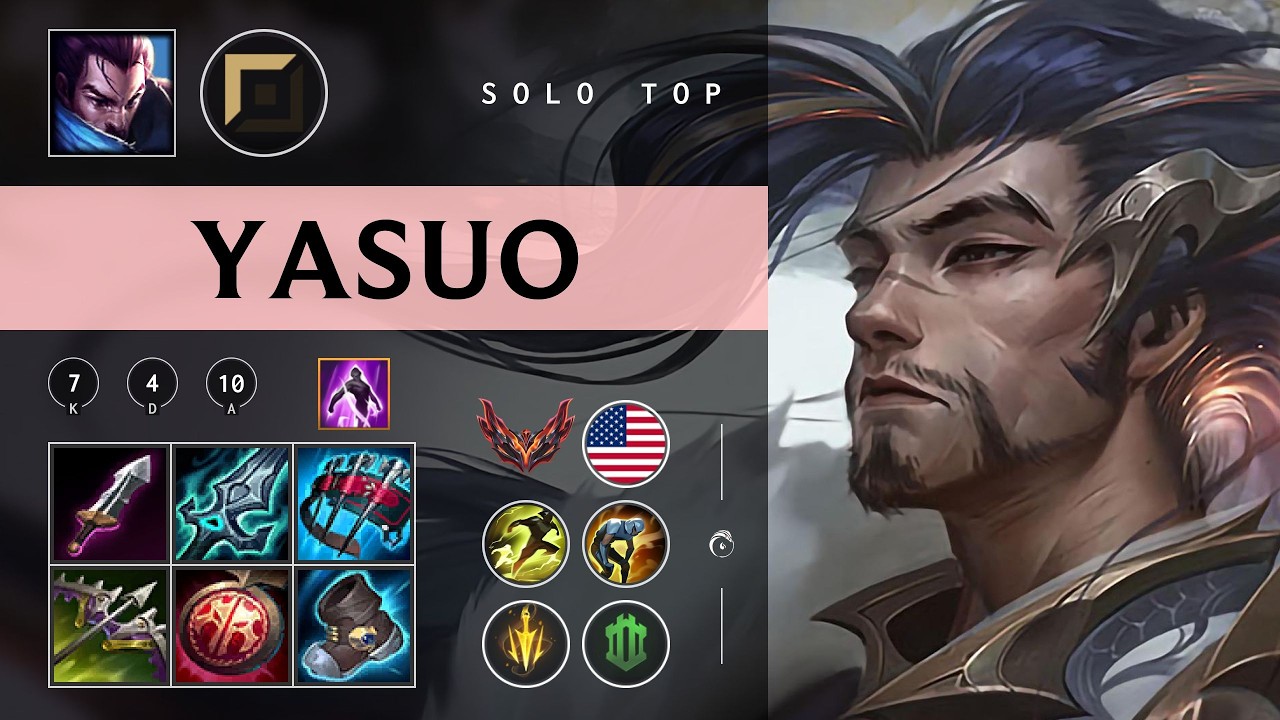 Yasuo Top vs Nasus - NA Grandmaster Patch 26.05