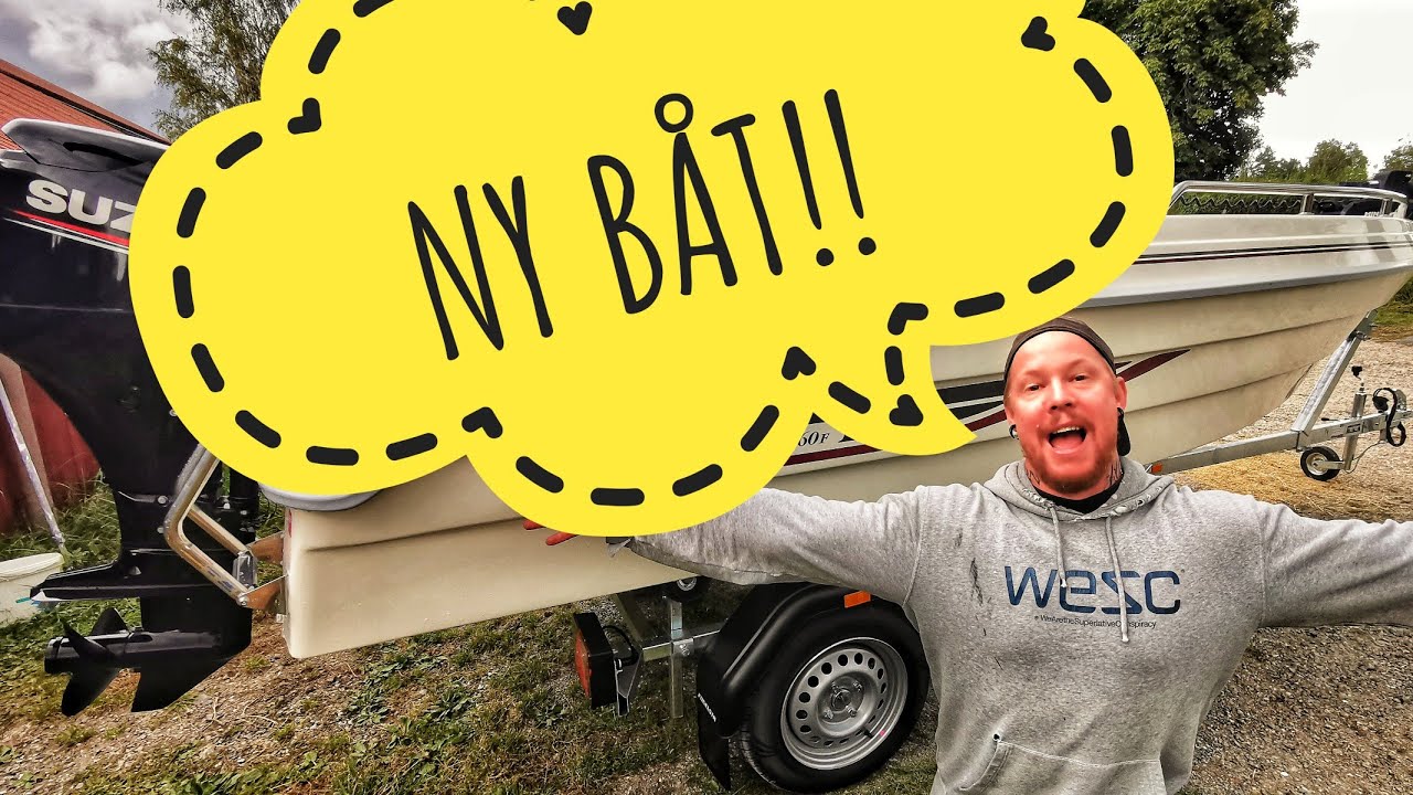 Jag har köpt NY FISKEBÅT!! (Första fisken upp i båten blir en stor..?!)