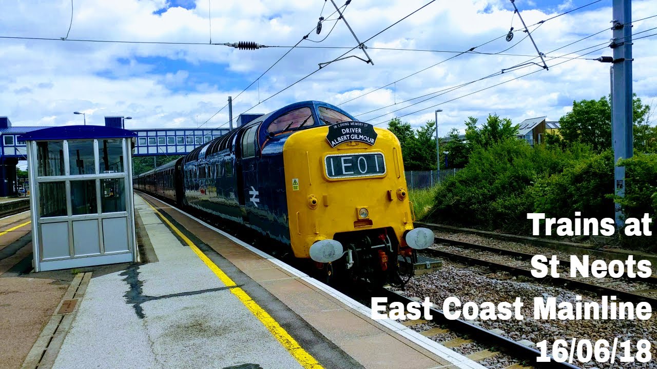 Trains at St Neots, ECML | 16/06/18