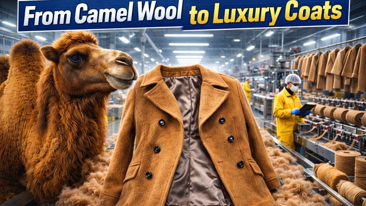 From Bactrian Camels to Luxury Fabrics — Inside the Massive Textile Factory