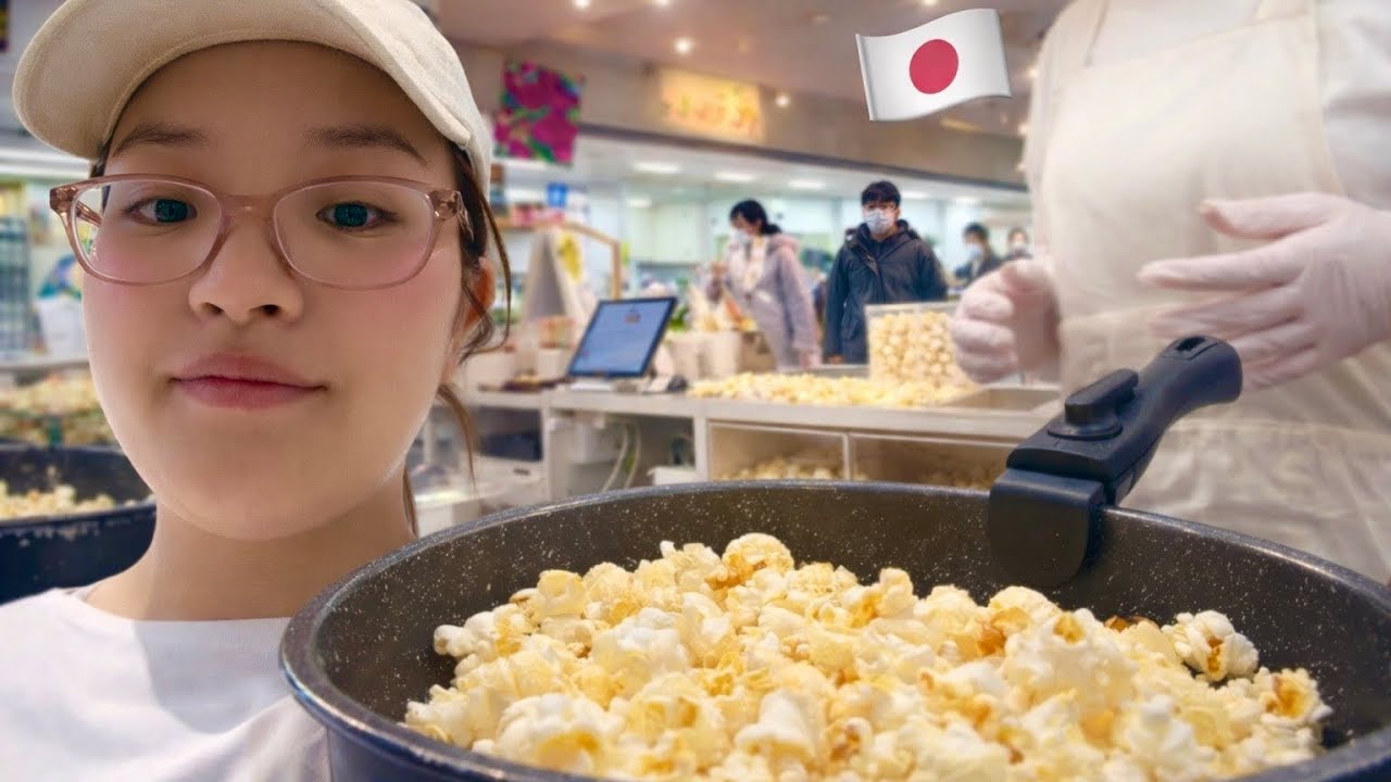 Vendendo pipoca no Japão 🇯🇵 | Daily Vlog