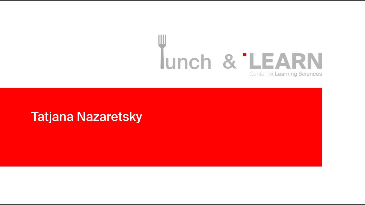 lunch&LEARN: AI Unmasked: How Transparency Shapes Student Trust in AI Feedback