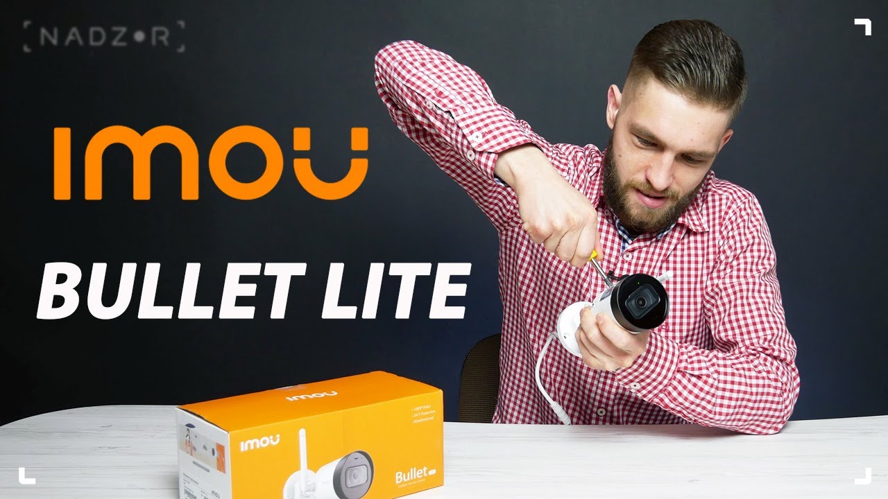Камера видеонаблюдения с записью и микрофоном IMOU Bullet Lite (Dahua G22P) для уличной установки.