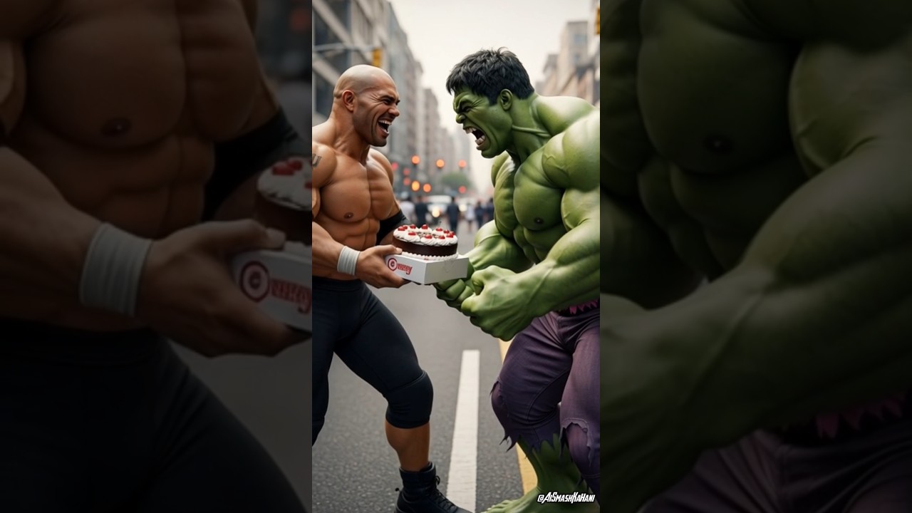 😱 केक चोरी पड़ा भारी 🎂 | हल्क vs लालू पहलवान 💪🔥 