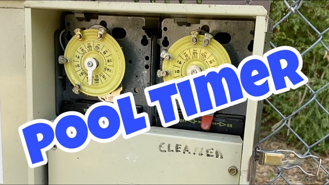 How to set a manual pool timer