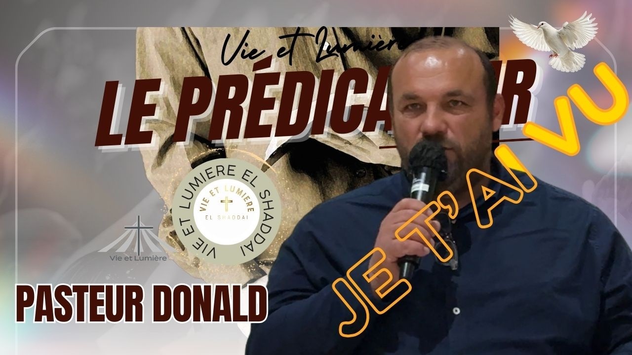 Pasteur Donald - Dieu voit ta souffrance | “Je t’ai vu” – message d’espérance