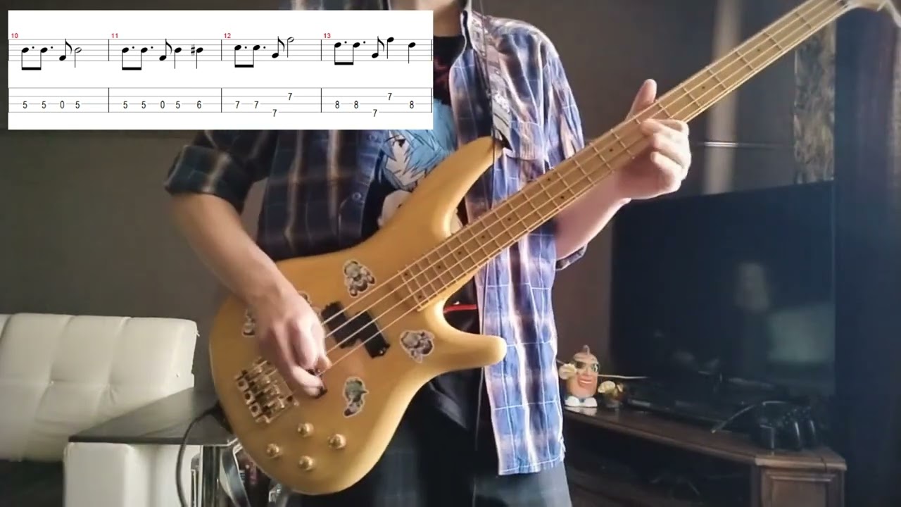 ploho - закладка (bass cover with tabs)