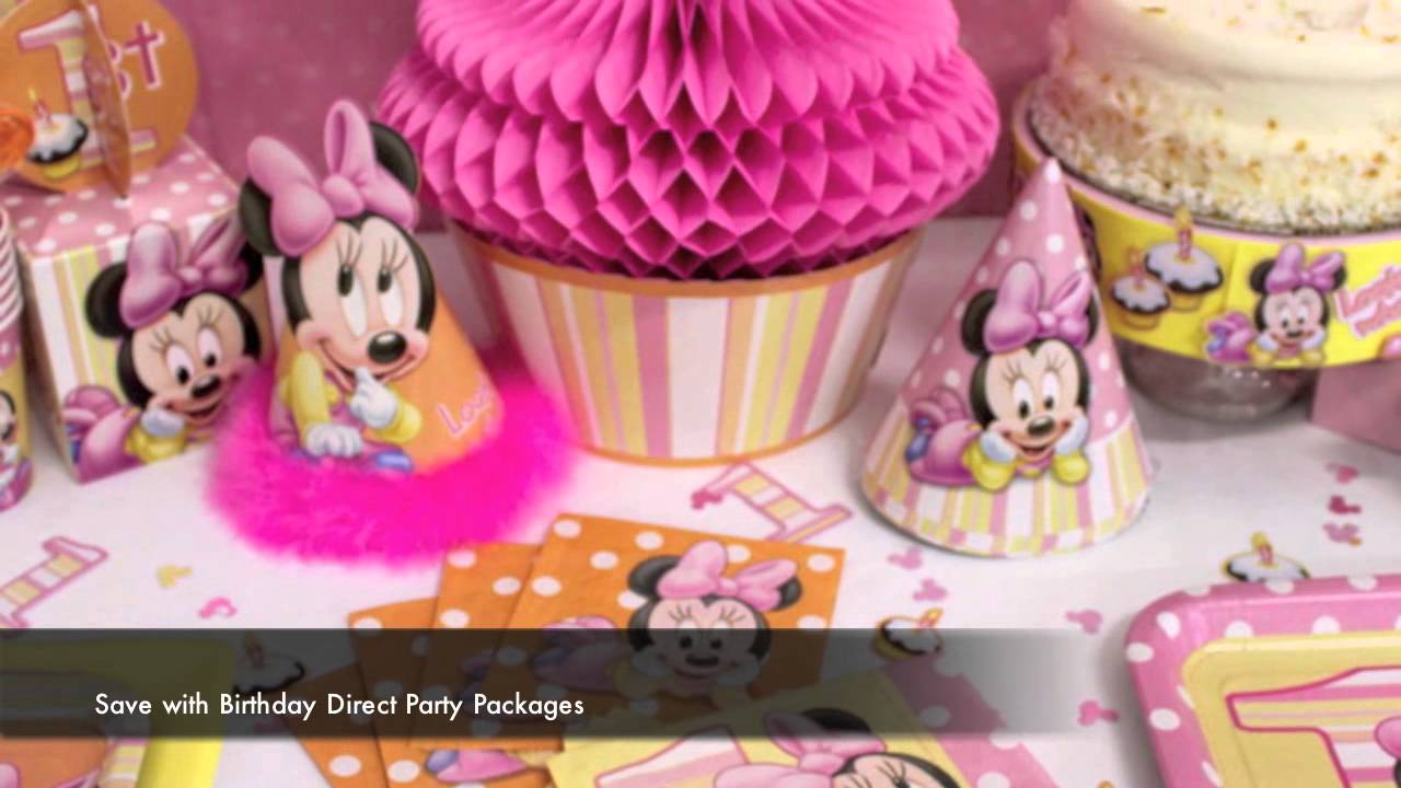 Minnie Mouse 1st Birthday Party Supplies