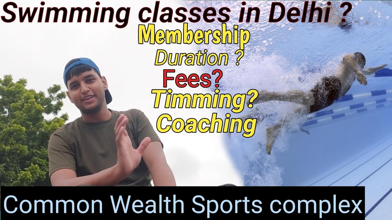 Best Swimming Classes In Delhi 🏊‍♀️ Common Wealth Sports Complex Delhi .