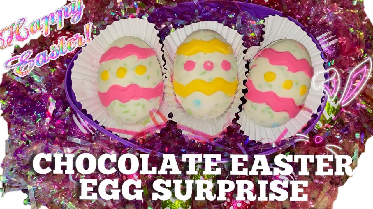 EASTER BREAKABLE CHOCOLATE EGG |CHOCOLATE EASTER EGG SURPRISE
