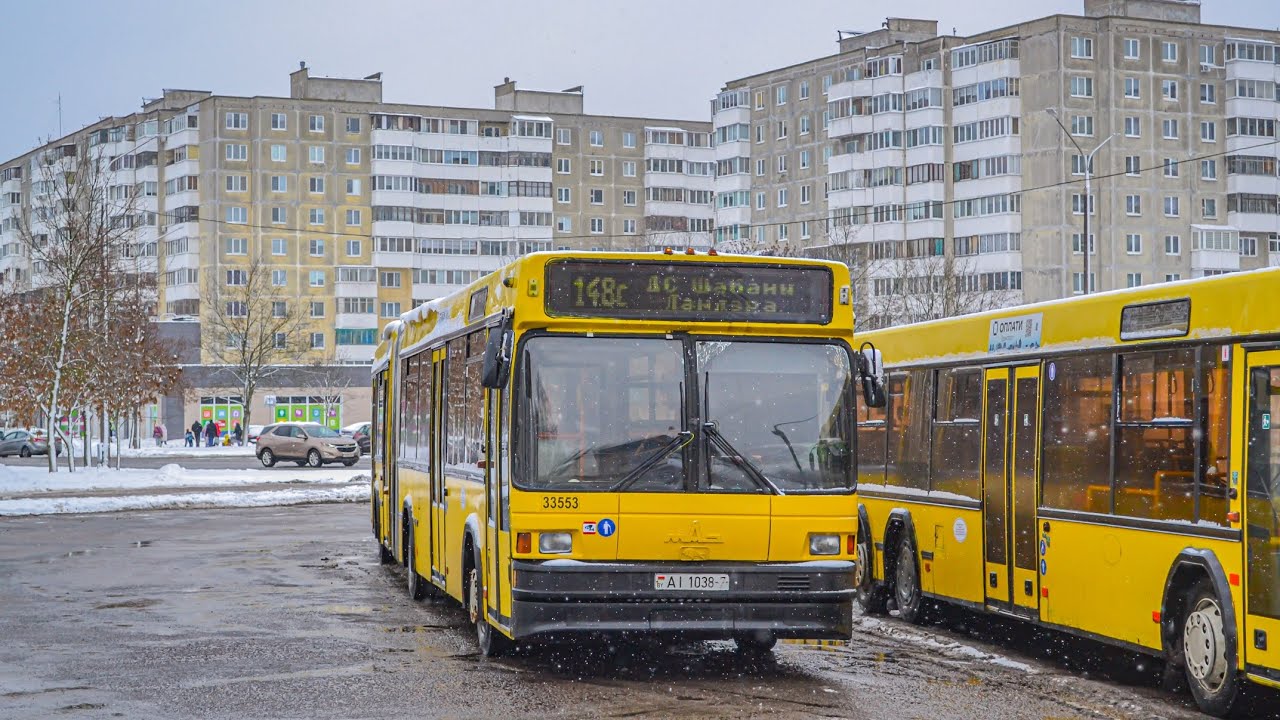 ПОЕЗДКА в автобусе МАЗ-105.065 (ГОС.№АI 1038-7) маршрут №148с
