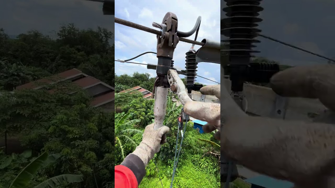Vlog 70 : Begini cara saya Memasang Ligthing Arrester Pada Jaringan 20 KV