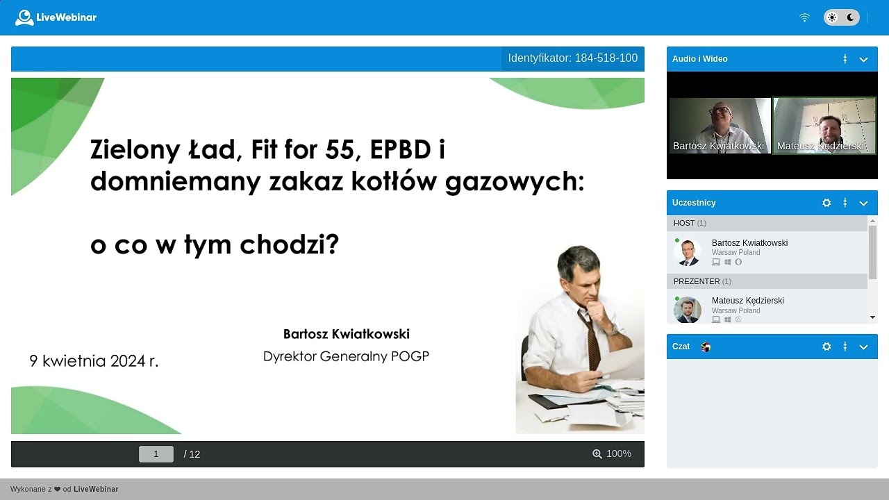 Webinarium #POGP: O co chodzi w dyrektywie #EPBD i czy zakazuje kotł&oacute;w gazowych?