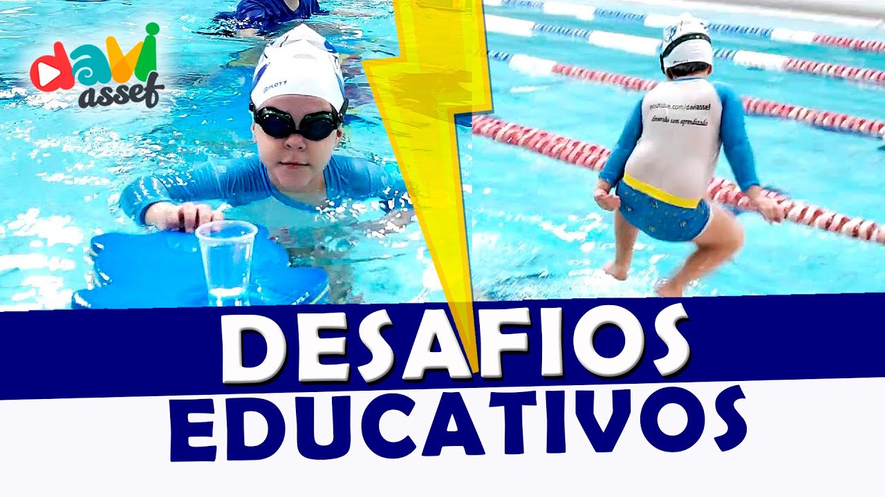 NATAÇÃO INFANTIL | TOP 5 DESAFIOS EDUCATIVOS E DIVERTIDOS