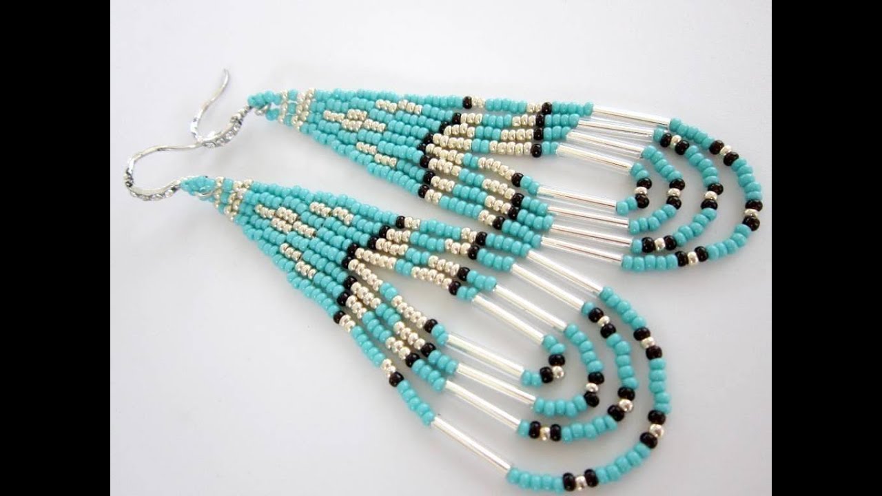 Native American Southwestern Style Beaded Earrings
