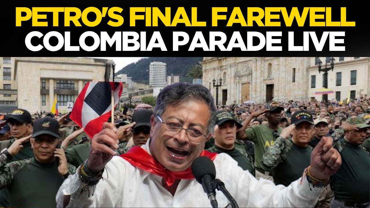 COLOMBIA PARADE LIVE | Watch Independence Day Military March & Petro's Farewell Speech