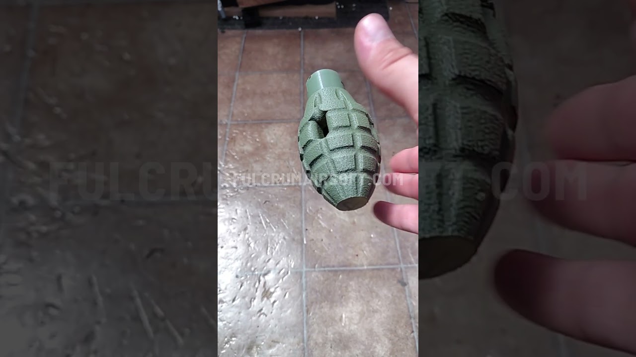 REALISTIC Airsoft Reusable Pineapple Grenade (Meteorite Airsoft Grenade) #airsoftnation #shorts