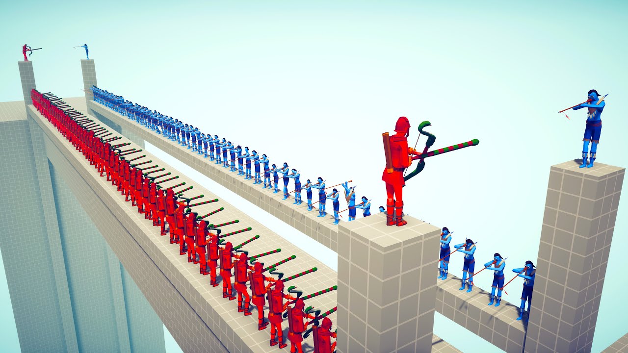 50vs50 SNAKE ARCHER vs EVERY RANGED UNIT - Totally Accurate Battle Simulator TABS