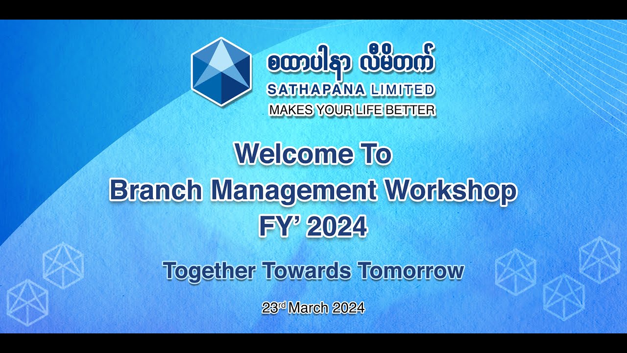 SATHAPANA Branch Management Workshop 2024