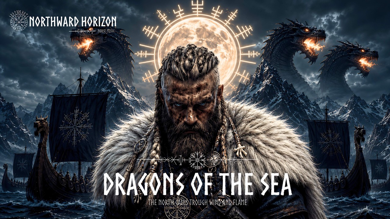DRAGONS OF THE SEA 🔥 Epic Viking War Music | Dark Nordic Battle Saga | Powerful Choir & Orchestra