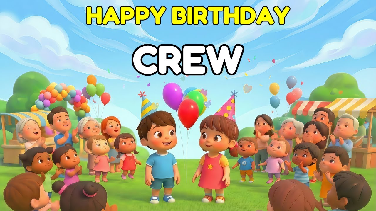 Happy Birthday Crew 👑 Song! 👑