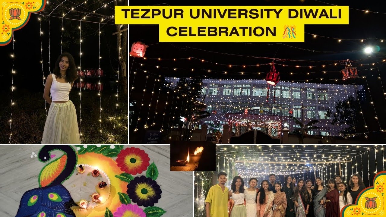 Tezpur University Diwali Celebration ✨🎊 //DIWALI 2024//TEZPUR UNIVERSITY//DIWALI CELEBRATION//