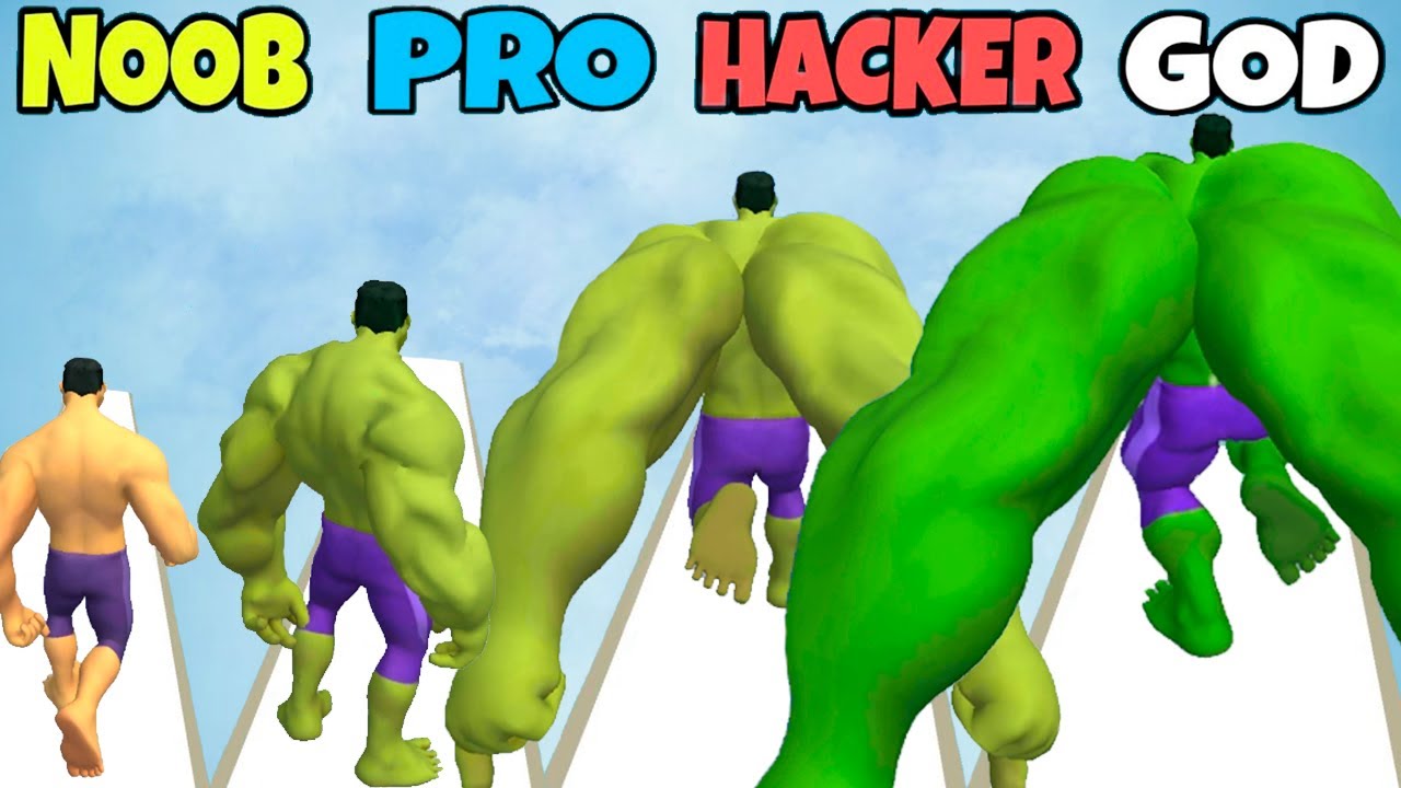NOOB vs PRO vs HACKER vs GOD in Big Muscled Very Big Update Part3