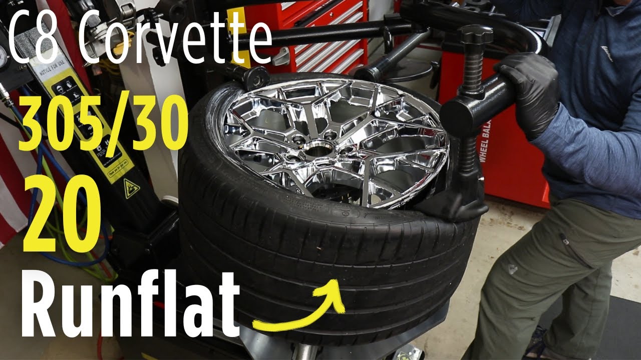 Michelin Pilot Sport 4s ZP | 305/30zr20 - Задний диск Corvette C8 20x11 (монтаж шин Run Flat)