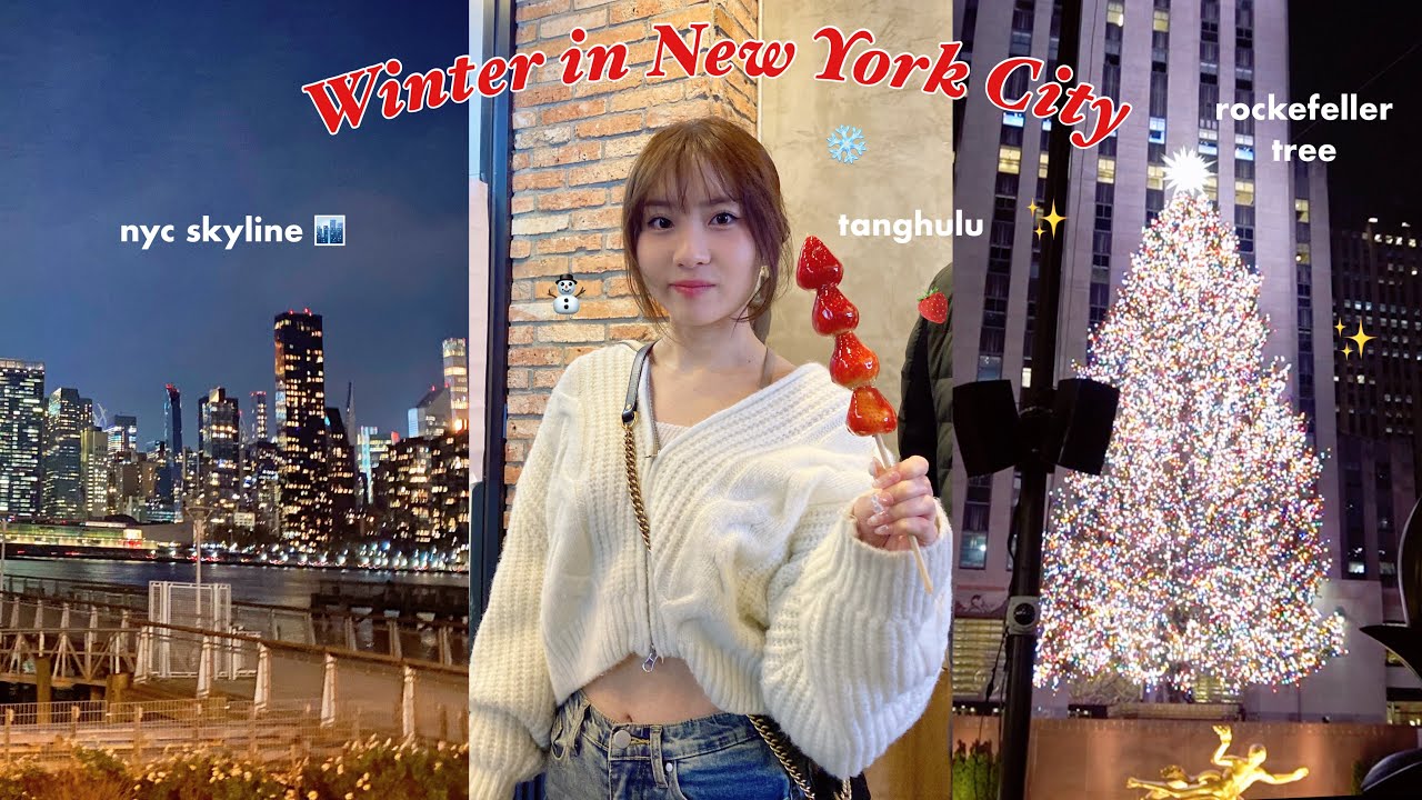 WINTER VLOG ❄️ finals week &rarr; christmas in nyc 🗽
