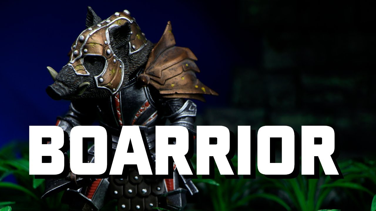 Mythic Legions Advent of Decay Boarrior Action figure review
