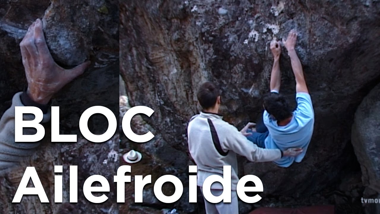 La Fée des Tetines 7b+/7C escalade bloc Ailefroide Ecrins Pelvoux sport de plein air montagne