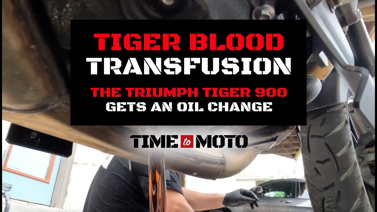 2021 Tiger 900 GT Pro Oil Change