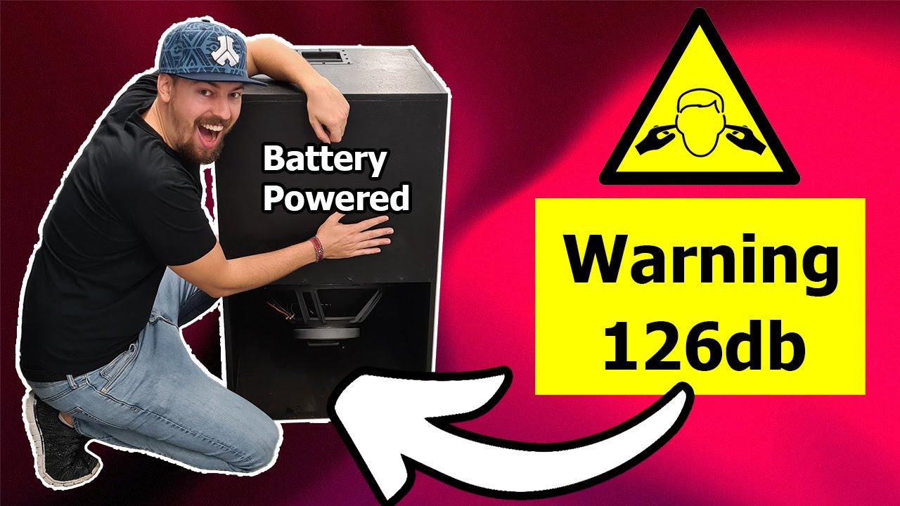 I Made The Loudest Battery Powered Subwoofer 🔊 to support my SoundBoks