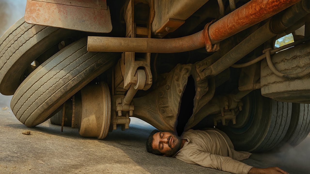 Truck Breakdown on Road – Broken Axle Housing and Bent Axle Fixed On Spot