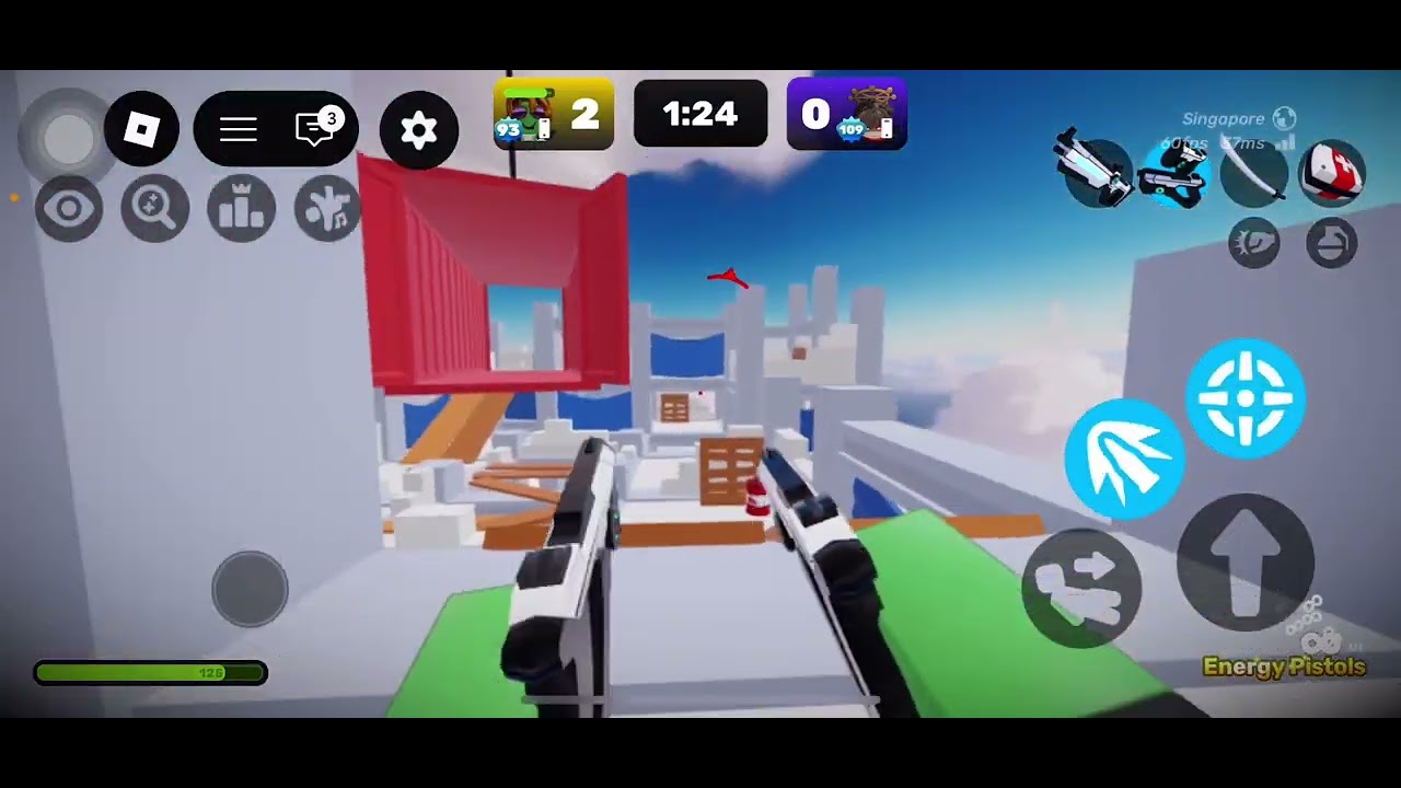 Playing with my friend Cody 
