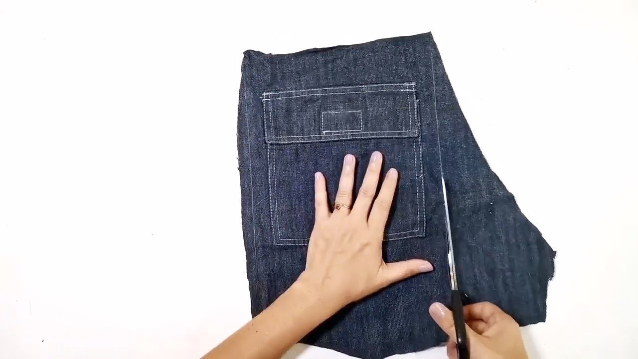 DIY Old Jeans Recycle  Tablet Case , Wacom | Tutorial
