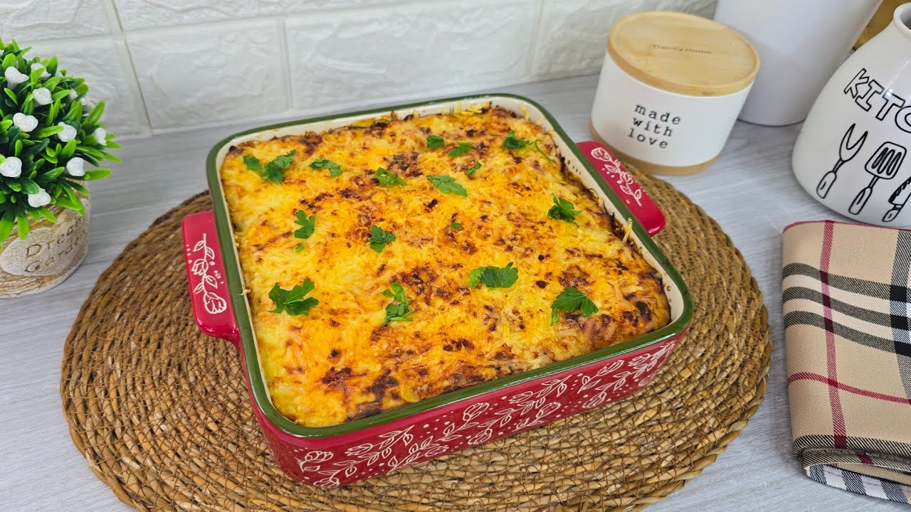 قراتان البطاطا والدجاج 🥔بصلصة لذيذة بدون كريمة وفي 10د تحضريه نصيحة مني ليك تجربيه 👌