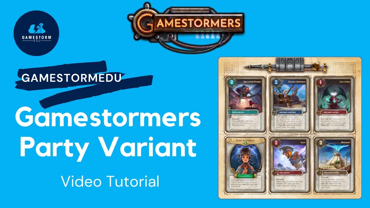 How to Play the Gamestormers Party Variant