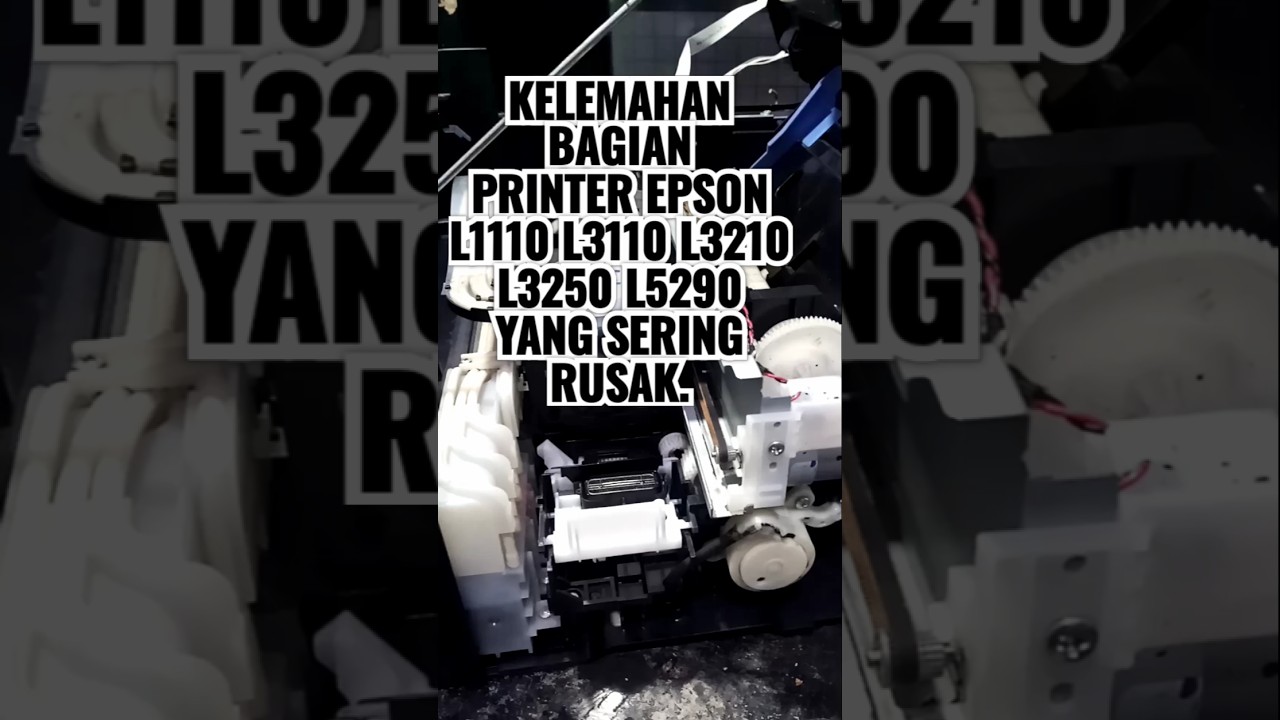 Bagian printer epson L1110 L3110 L3210L3250 L5290 yang sering rusak. Pompa printer. 