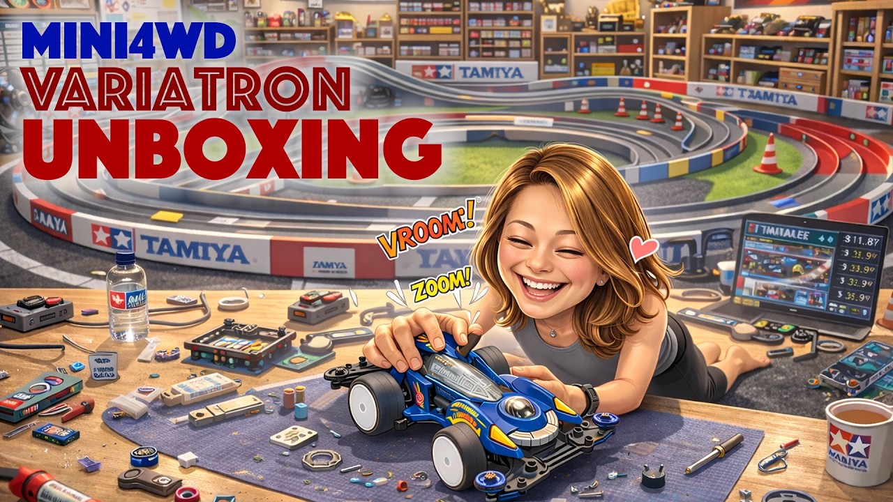Распаковка Mini4WD Variatron