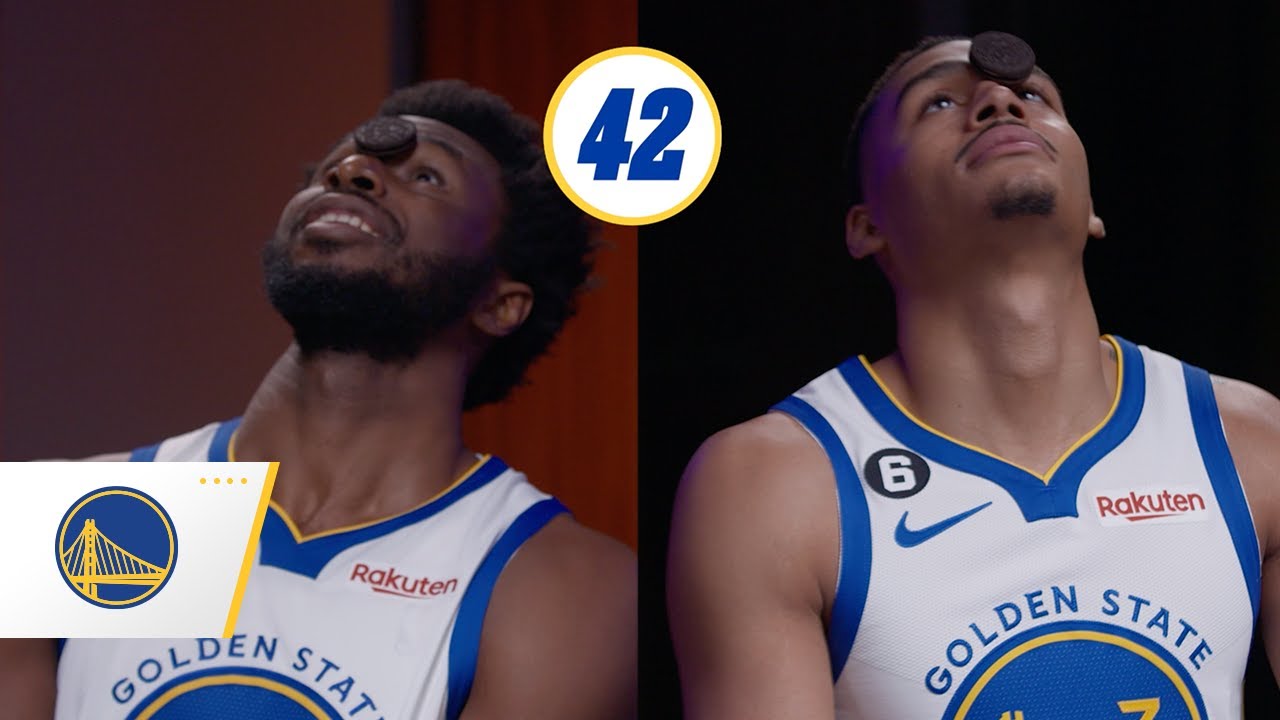 Jordan Poole & Andrew Wiggins Take On Oreo Challenge 🍪
