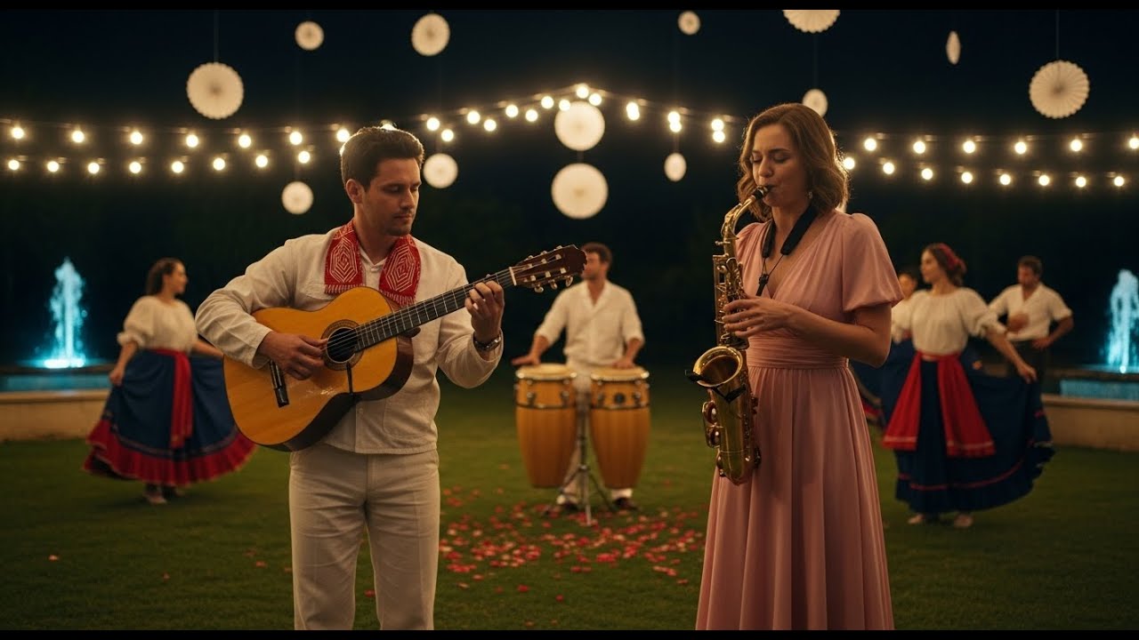 Saxophone and Guitar Soothing Melodies for a Calm Coffee Night and Peaceful Evening Bliss