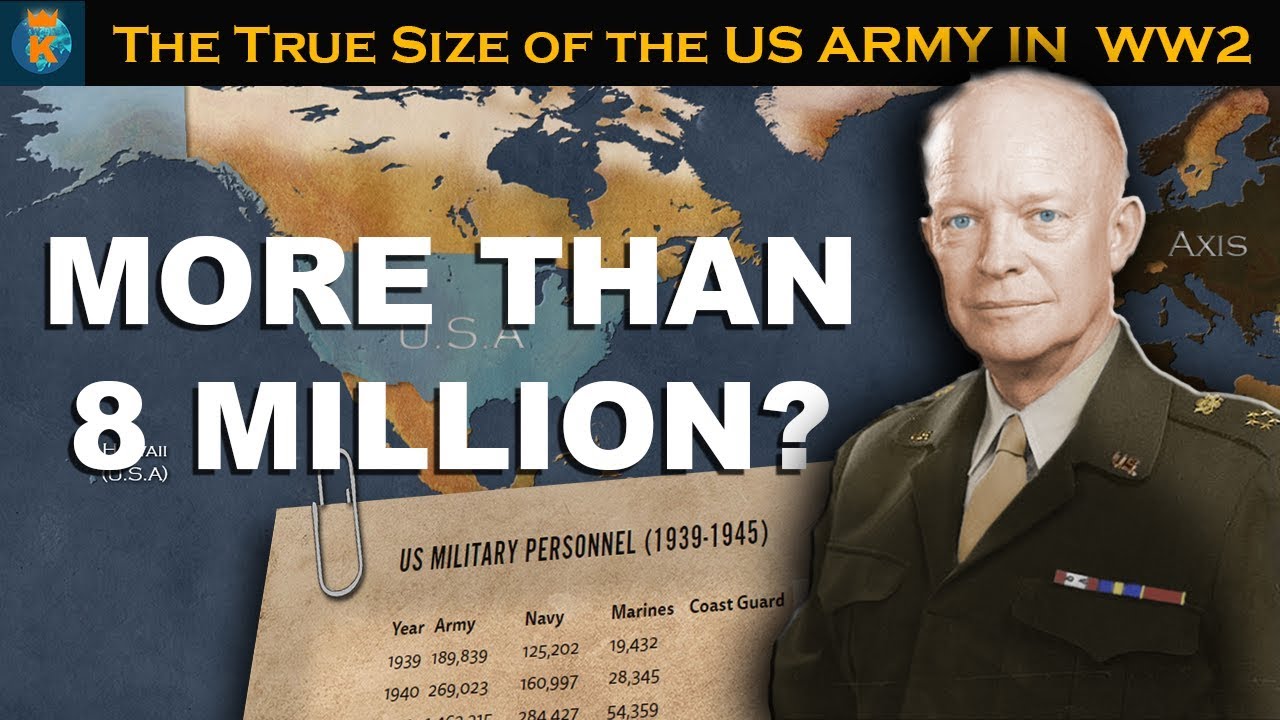 The True Size of the American Land Army in WW2