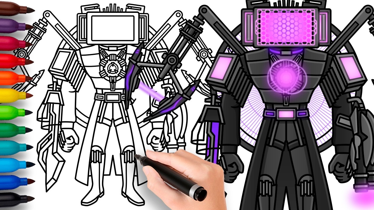 COMO DIBUJAR a NEW TITAN TV MAN ASTRO UPGRADES 2.0 | Skibidi Toilet 79 (Part 1) - fácil dibujo