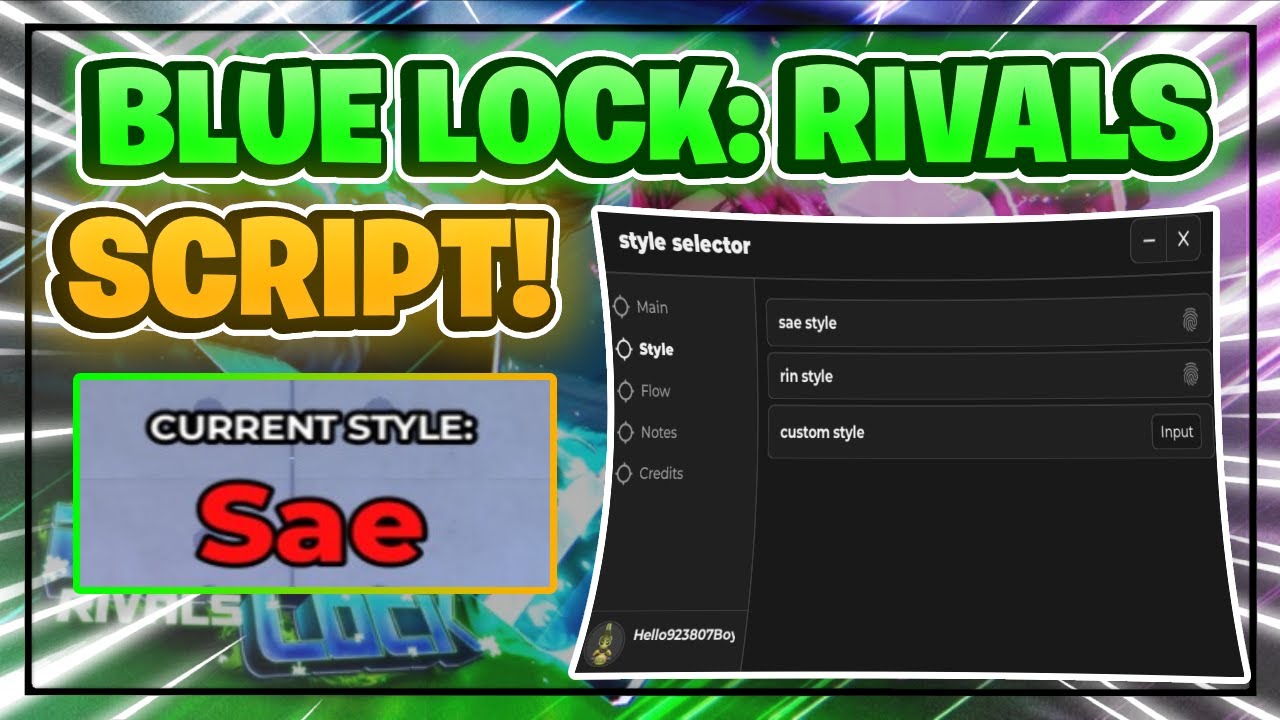 Blue Lock: Rivals Script GUI / Hack (INF SPINS, AUTO SCORE, AUTOFARM, AND MORE) *KEYLESS*