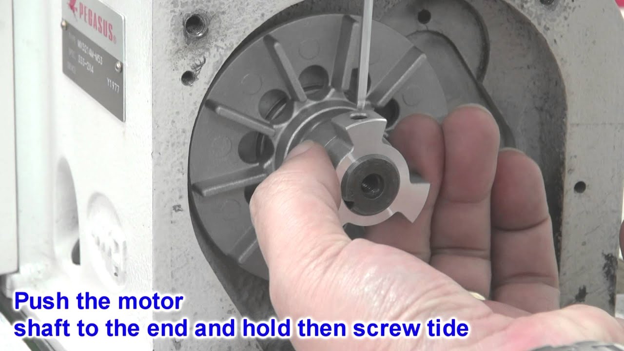 Installation the D.D. Servo Motor
