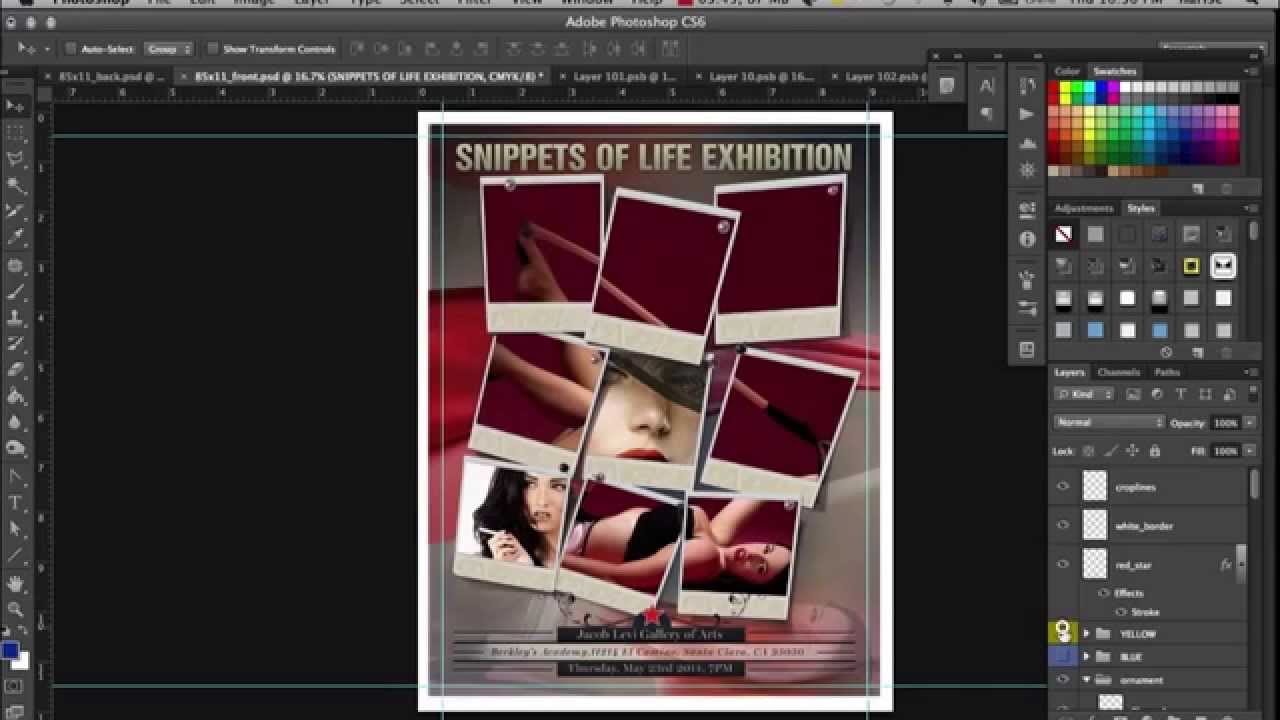 How to design a Polaroid brochure in Photoshop -  design tutorial   Scarab13